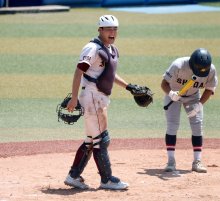 頼れる主将、仲間鼓舞　市川・蓑島　第１０７回全国高校野球　千葉大会　第５日