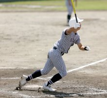 実力校追い詰める　茂原北陵　第１０７回全国高校野球　千葉大会　第９日