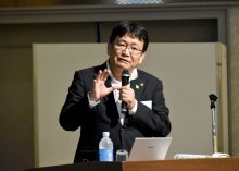 地域を守り、未来創造　政経懇７月例会　千葉市長・神谷氏が講演　開府９００年魅力再認識契機に