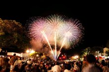 ８千発の光のショー　銚子みなとまつり花火大会