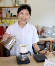 ママもコーヒー楽しんで　カフェインレス開発・販売　店主自身の経験基に　市原・上総牛久駅併設カフェ