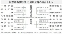 ８強懸け２７日激突　第７８回秋季千葉県高校野球