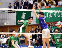 逆転でライバル撃破　市船橋　春の高校バレー千葉県代表決定戦