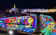「モナリザ」「叫び」　名画とイルミ融合　袖ケ浦・東京ドイツ村