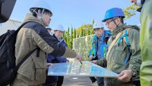 安全面のリスク指摘　有識者会議、鴨川メガソーラー視察　業者同行せず