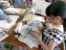 記事から本県の産業調査　千葉市立園生小学校　【ＮＩＥ報告　千葉県内実践校の取り組み】