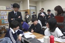 漫画映像から心情理解　人間関係を語り合いやすく　いじめ防止へ新教材　【ちば子どもの居場所　学び多様化の時代に】（６）