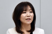 政策実現と育児に汗　岡野純子　４７　国民前（１）　５区　【衆院選　千葉県内候補者の横顔】