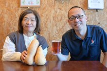 千葉稲毛ビール　銀賞　世界５大審査会の一つで　バターナッツかぼちゃ使用　地元産こだわり甘い味わい