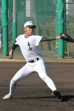 角度ある速球１４７キロ　畠山真大投手　【聖地に挑む　専大松戸ナインいざ甲子園】