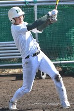 積極打法アピール　舘野太心外野手　【聖地に挑む　専大松戸ナインいざ甲子園】