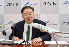 １０都市目就航、機材倍増も　ジップエア深田新社長が方針　成田