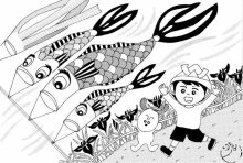 ＜端午の節句＞　子の健やかな成長を　【現代食事考】（１７６４）