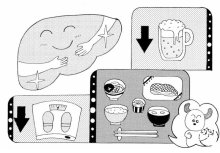 　＜肝臓をいたわる食事＞　腹八分目で肥満注意　【現代食事考】（１７６８）