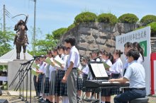 千葉市開府９００年で記念式典　亥鼻公園　児童ら「次の千葉を創る」
