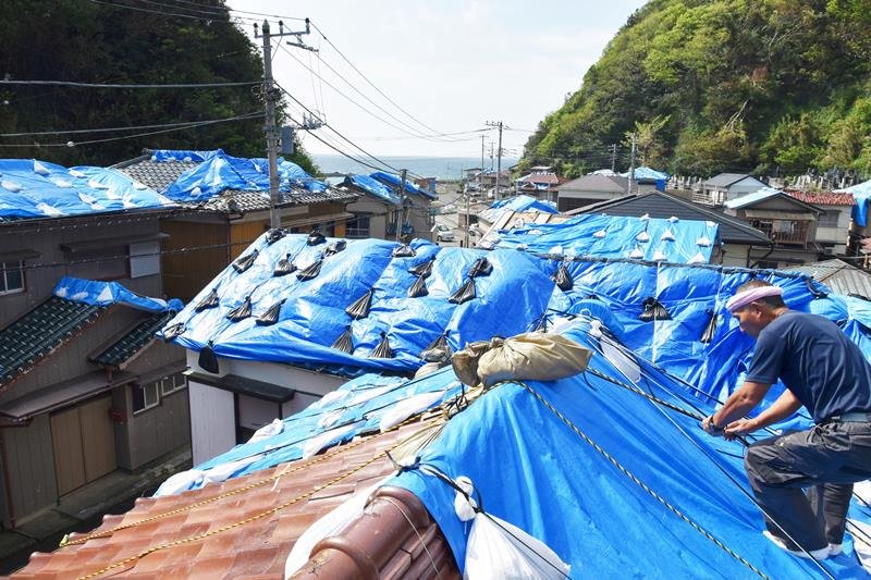 千葉県内各地に大きな爪痕を残した２０１９年秋の台風。県政への要望では「災害から県民を守る」が１０年連続で１位となった（写真と記事は直接関係ありません）

