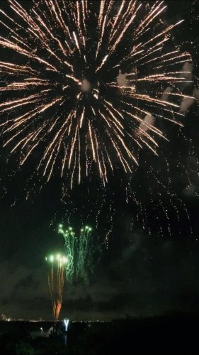 浦安市で打ち上げられた花火