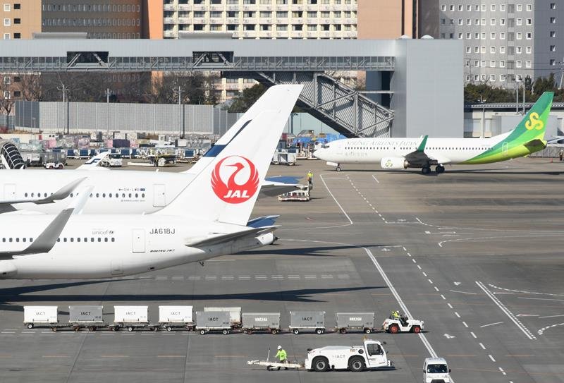 ２０２１年の輸入額が過去最大となった成田空港＝２０日

