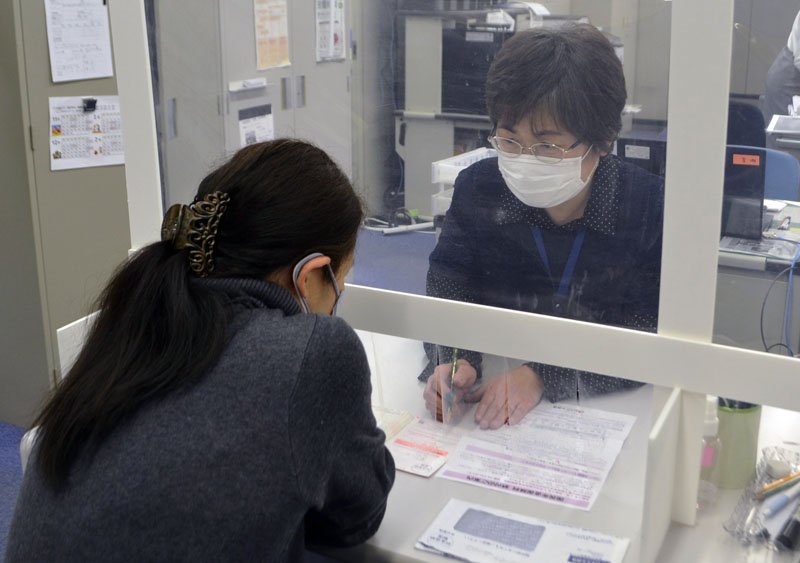 ウクライナ避難民らから生活相談などを受け付けている千葉市国際交流協会の相談窓口