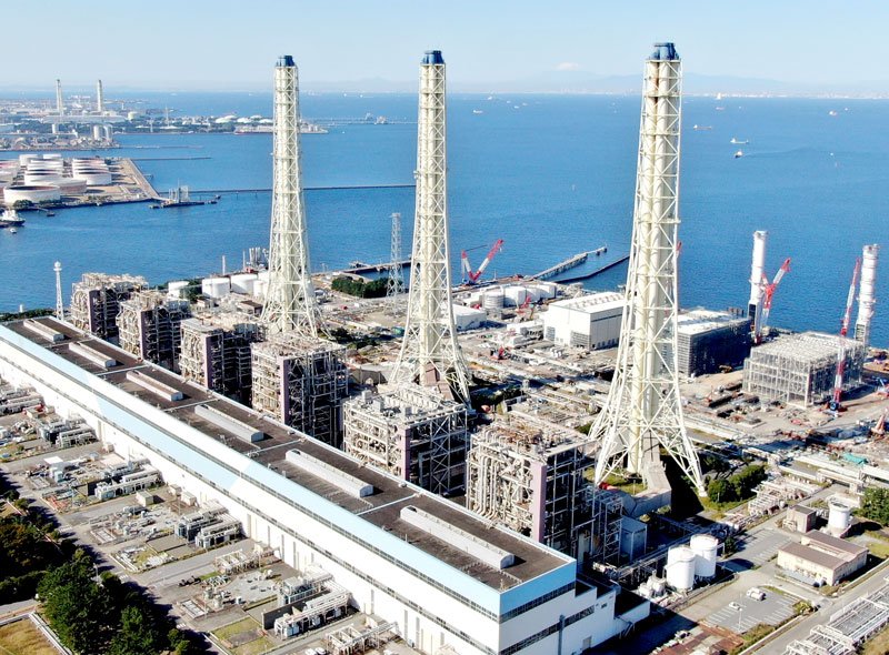 ５号機が再稼働した姉崎火力発電所（ＪＥＲＡ提供）
