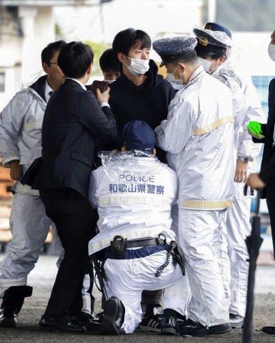 【速報】首相に爆発物投げ込む　和歌山、容疑の男逮捕　きょう千葉県内での街頭演説は予定通りに