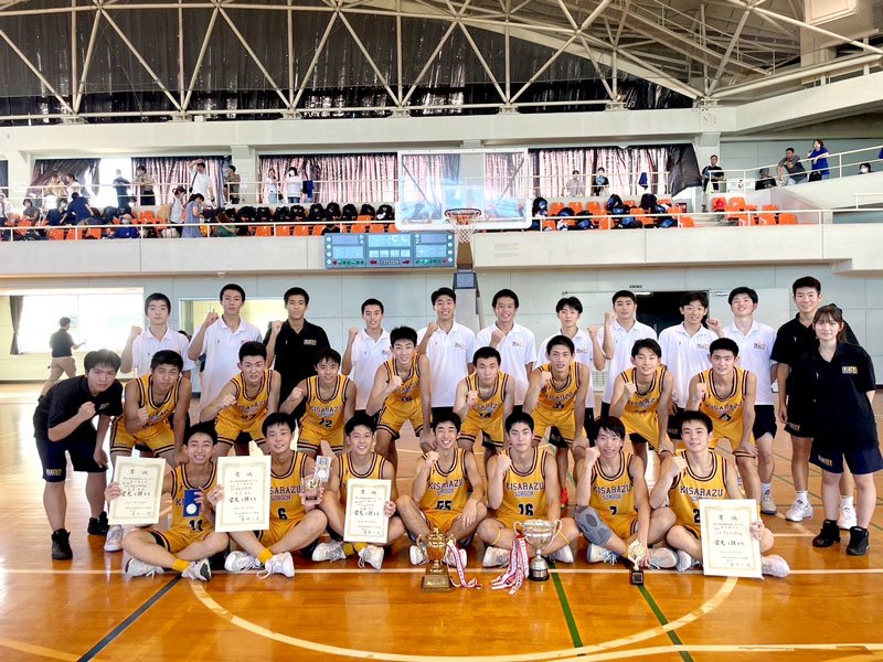 男子優勝の木更津総合