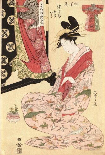 鳥文斎栄之画業に光　武士出身異色の人気浮世絵師　新発見肉筆画、里帰り作品も　千葉市美術館で世界初特集