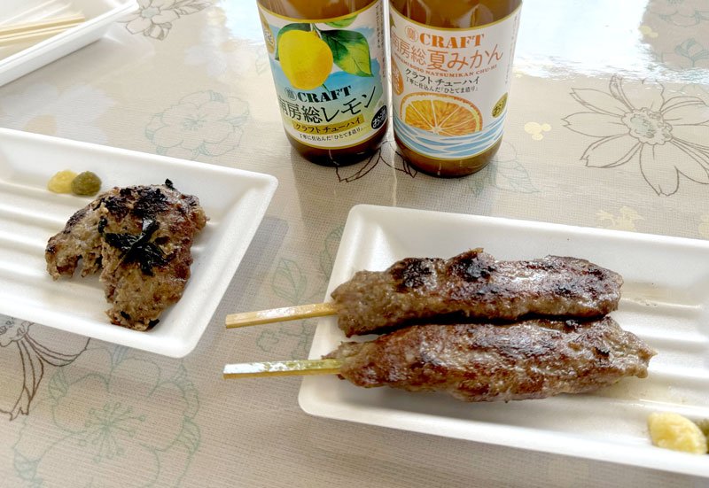 “地産地消”で夏盛り上げ　立教大生運営海の家　館山ジビエ　メニューに登場