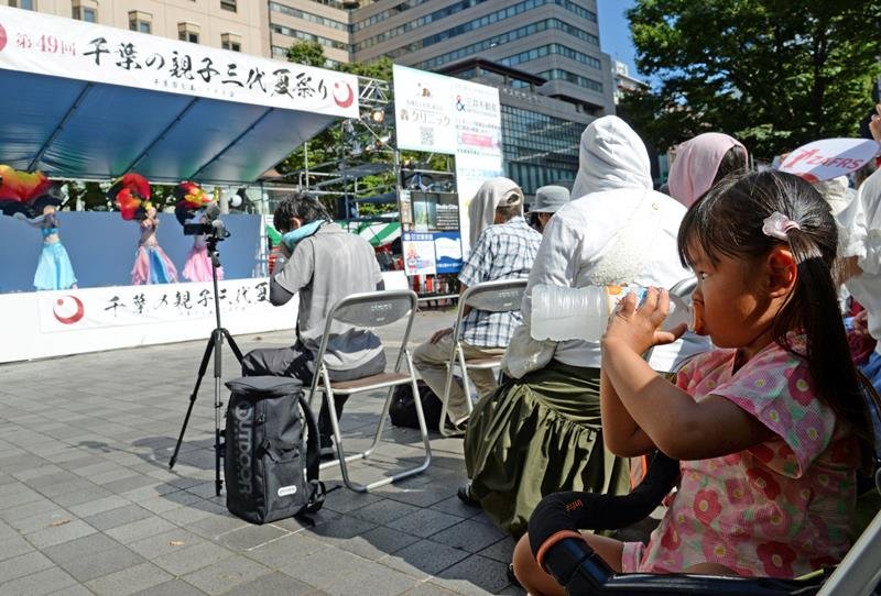 台風一過　街に活気戻る　千葉県内観光地　暑さ対策へ気配りも