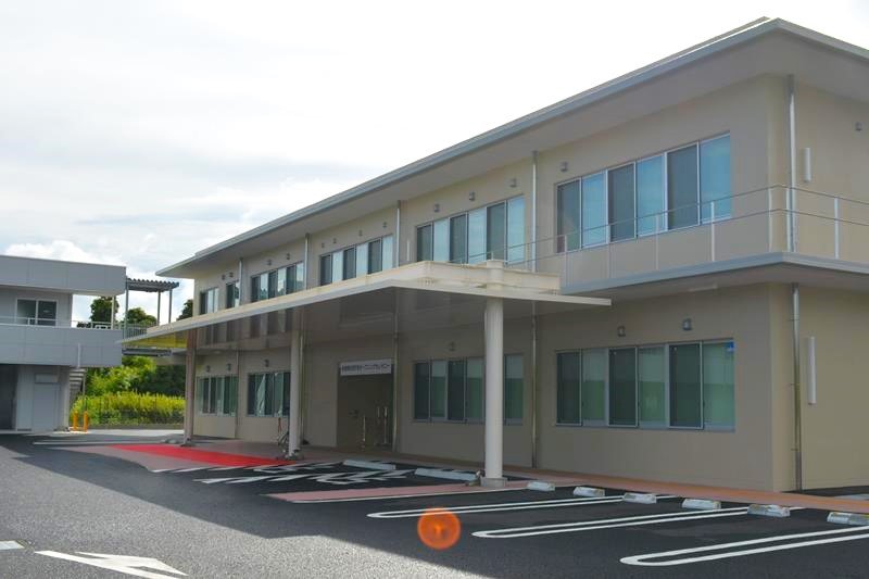 地域防災に重点を置き、新設された県夷隅合同庁舎。５機関が備わる＝２９日、大多喜町