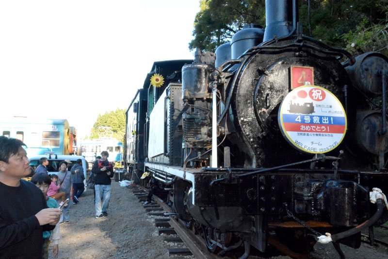 念願のＳＬが来た！　貴重車両が仲間入り　いすみ・鉄道展示「ポッポの丘」　京都から移設、ＣＦ支援に感謝