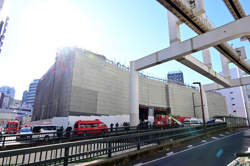 【速報】工事現場で作業員生き埋めか　千葉市の旧市文化交流プラザ