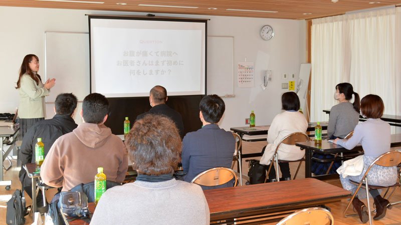 いすみ市内などの男女が参加し開催した婚活力アップセミナー＝同市