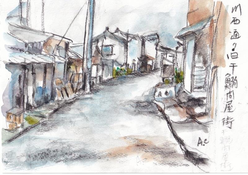 旧問屋通りの川西通り
