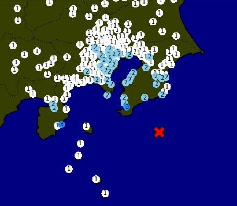 震度分布図