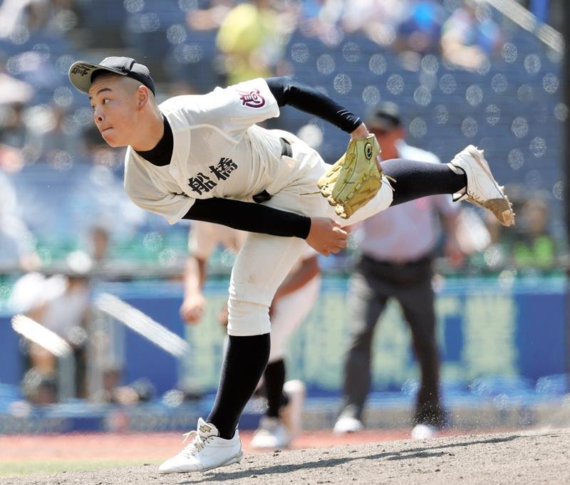 先発で好投した市船橋・諸岡＝ＺＯＺＯマリン
