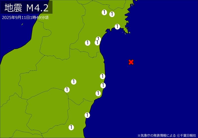 震度分布図