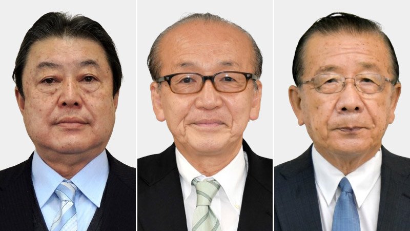 （左から）星野我孫子市長、小泉成田市長、北村八街市長