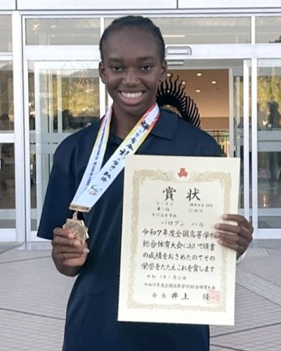 大舞台で好タイム連発　陸上・全国総体２００、４００メートルＶ　市川高２年バログン・ハル　【ちばいろ】