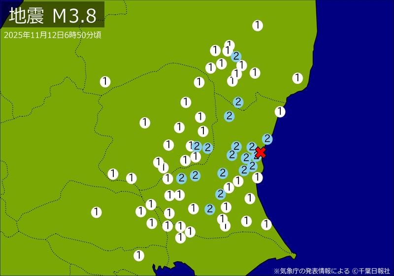 震度分布図