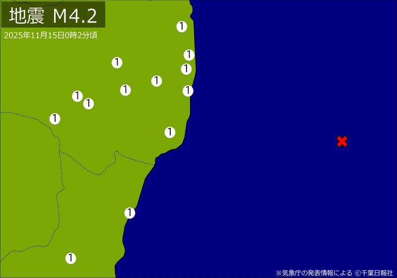 震度分布図