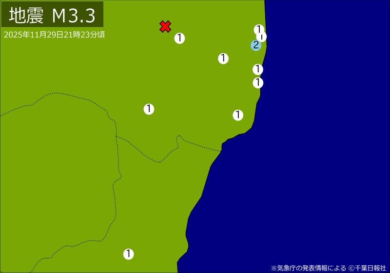 震度分布図