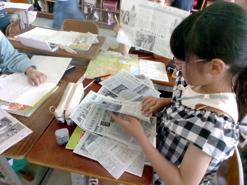 千葉市立園生小学校のＮＩＥ活動