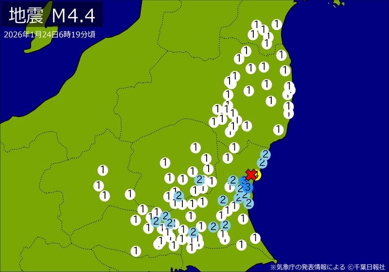 震度分布図