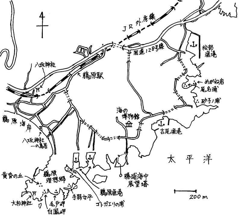 絶景広がる「理想郷」　海中公園で泳ぐ魚観察　鵜原駅（外房線）　【駅から２ｋｍのおもしろ散歩　千葉地理学会】