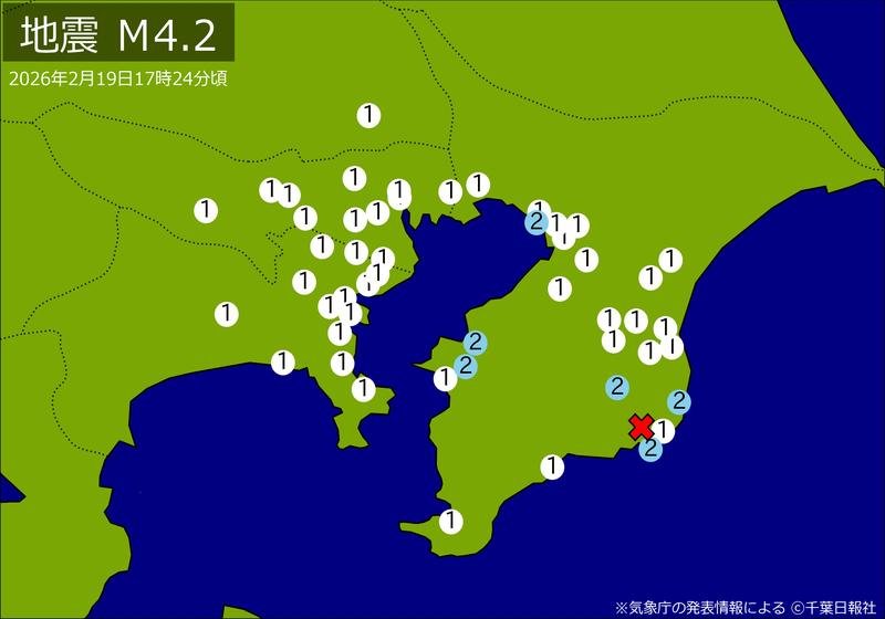 震度分布図