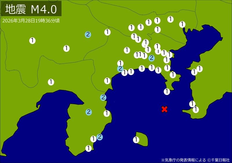 震度分布図