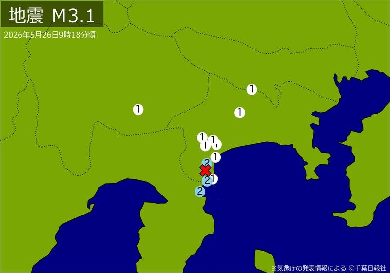 震度分布図