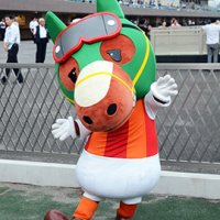 尻尾振り回すお調子者　キャロッタ（船橋競馬場）　【ちば　ゆるキャラコレクション】