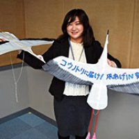 コウノトリ凧大空へ　生物多様性をＰＲ　来年１月野田で催し